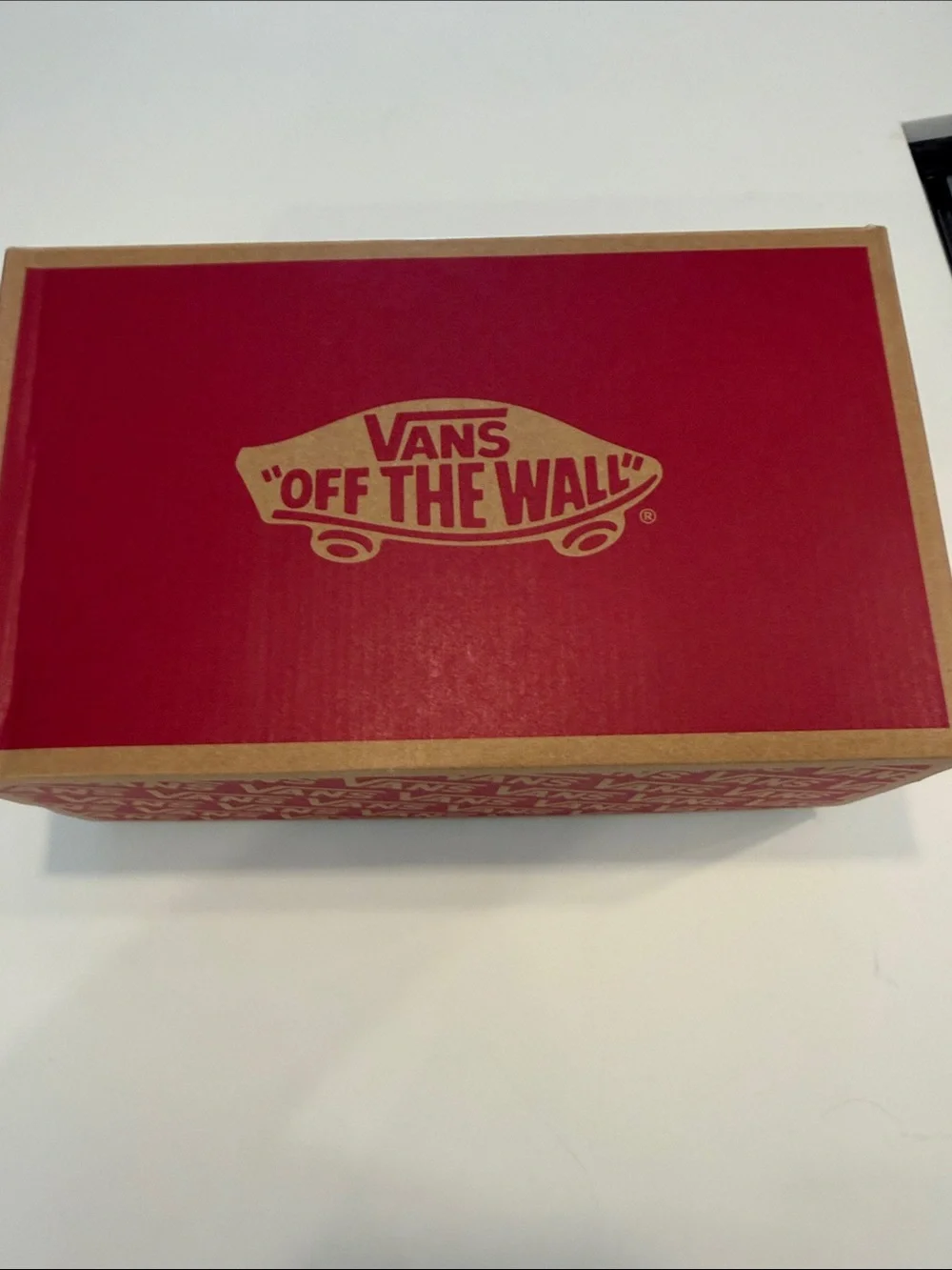 Vans Red 'Off The Wall' Skate Logo Wall Art